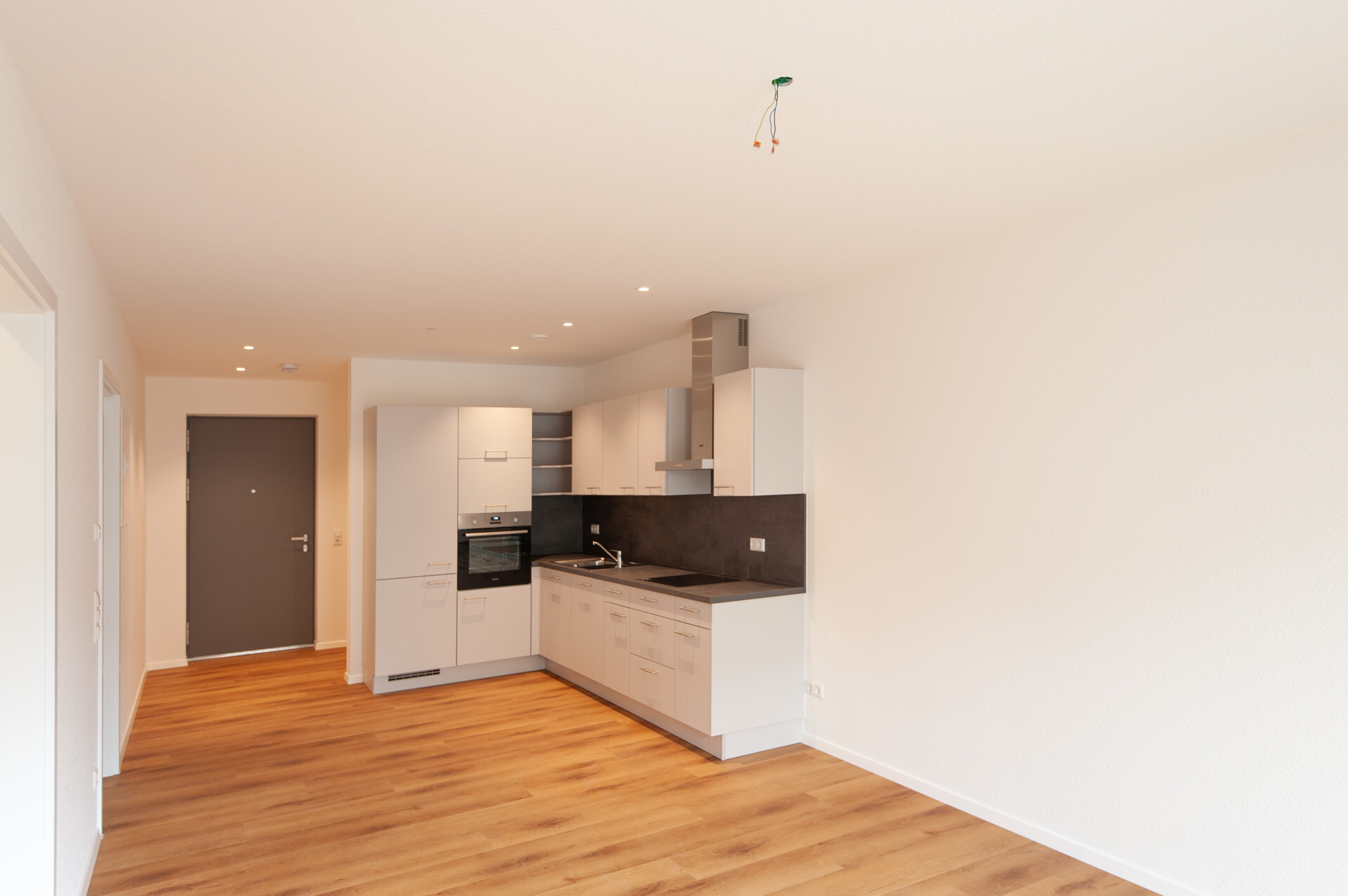 Wohnzimmer mit Küche