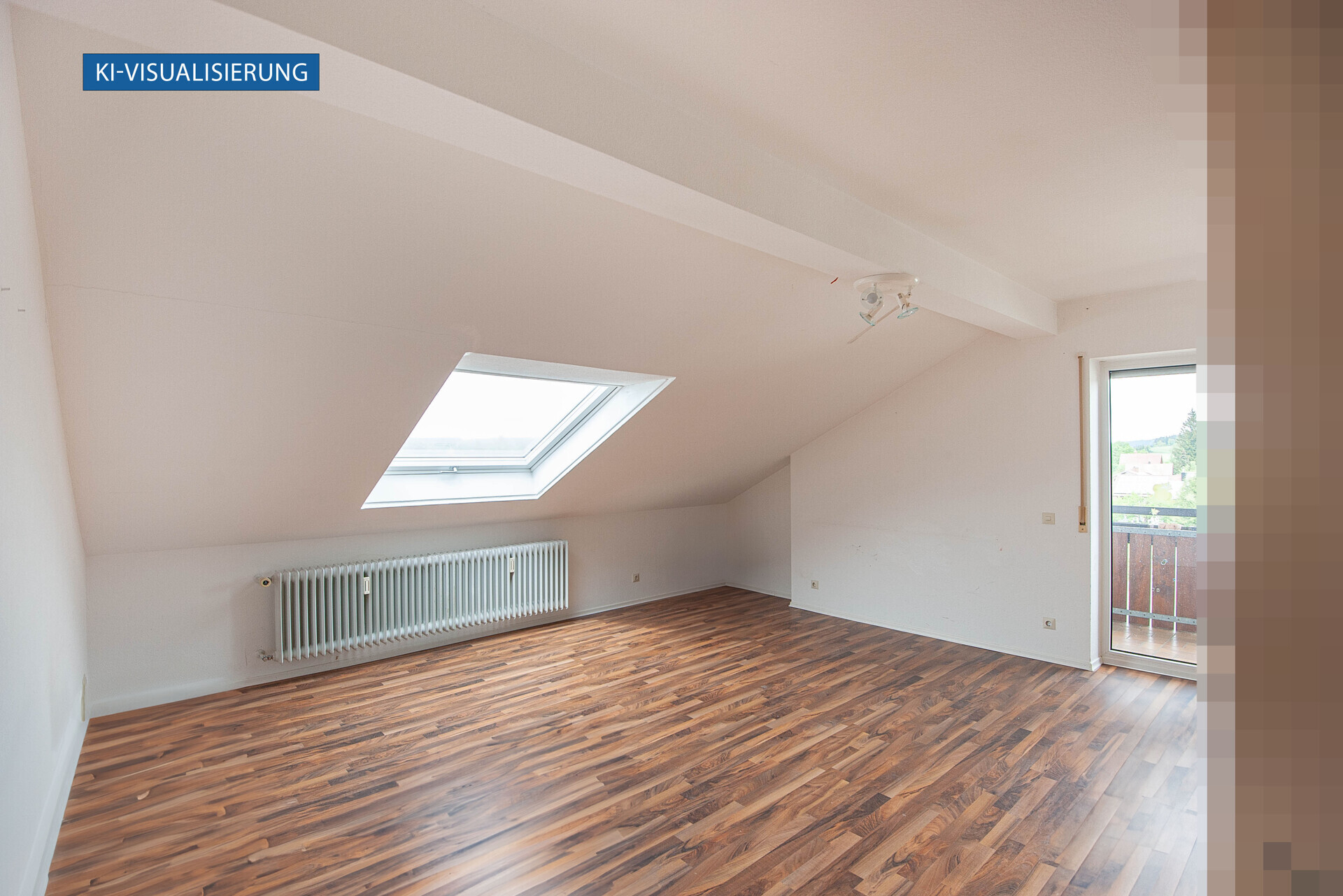 Wohn-/ Ess-/ Schlafzimmer