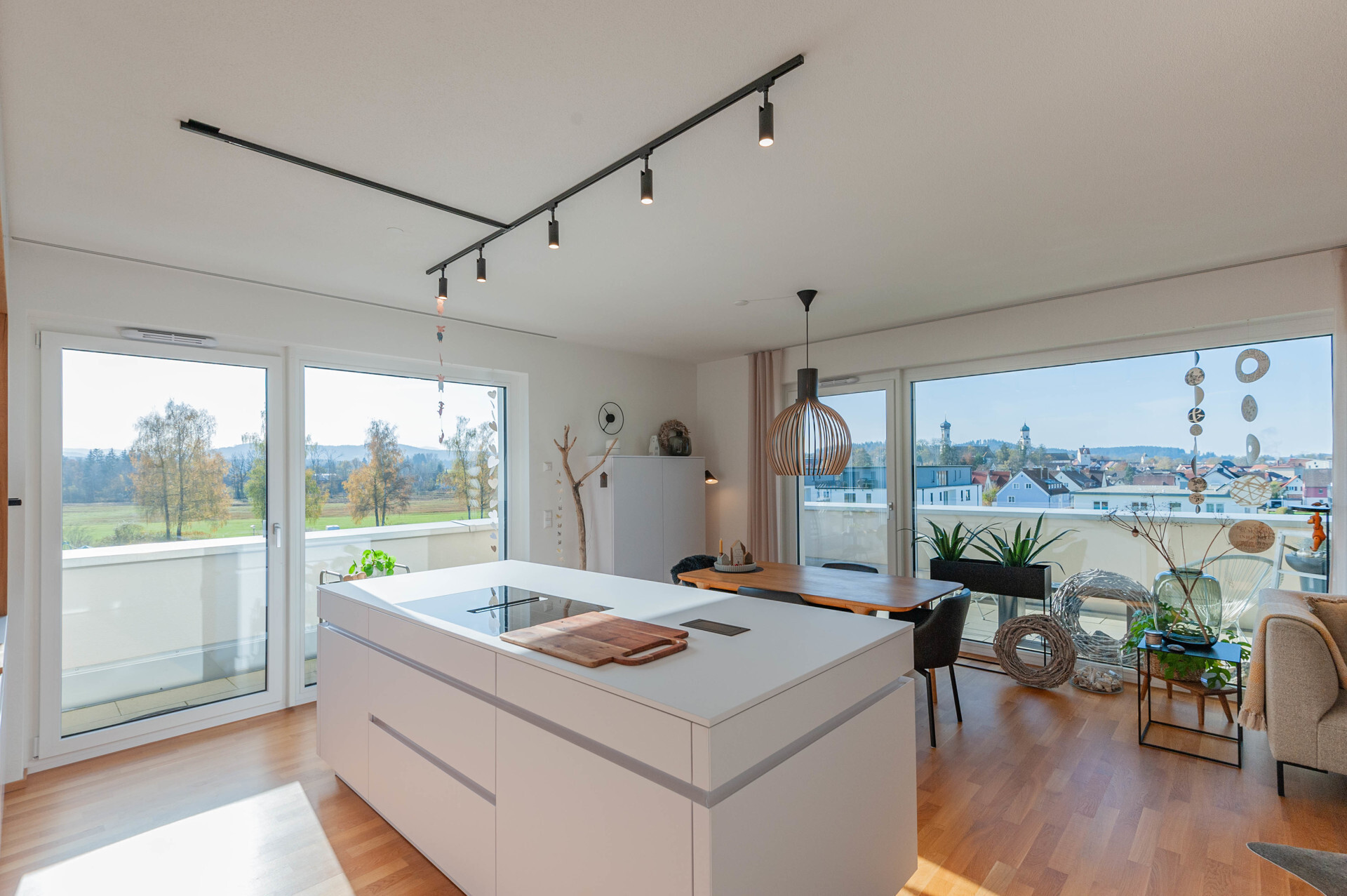 offene Küche im Wohnbereich