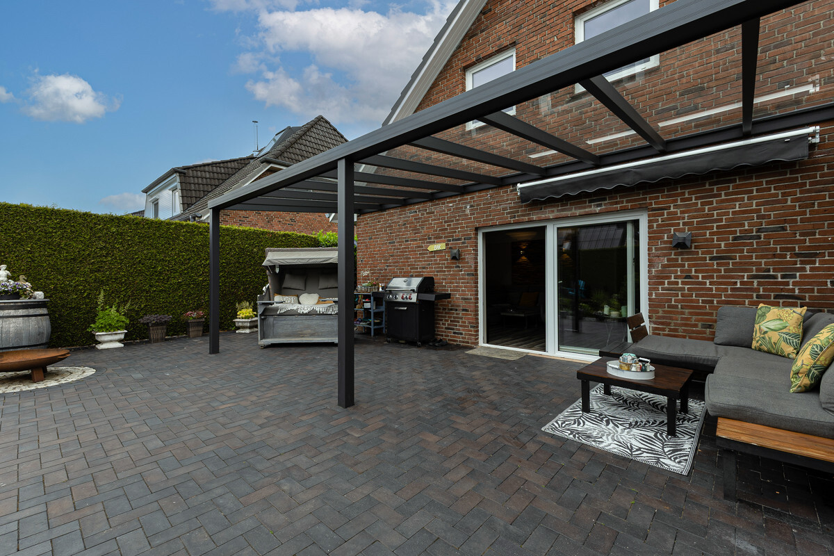Überdachte Terrasse