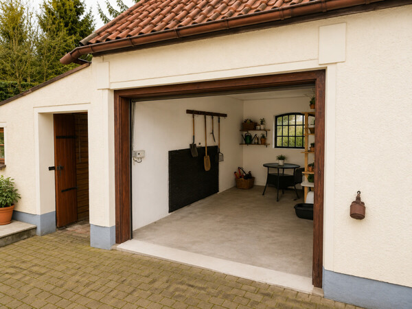 Ausbaufähiges Wohngebäude mit Garage