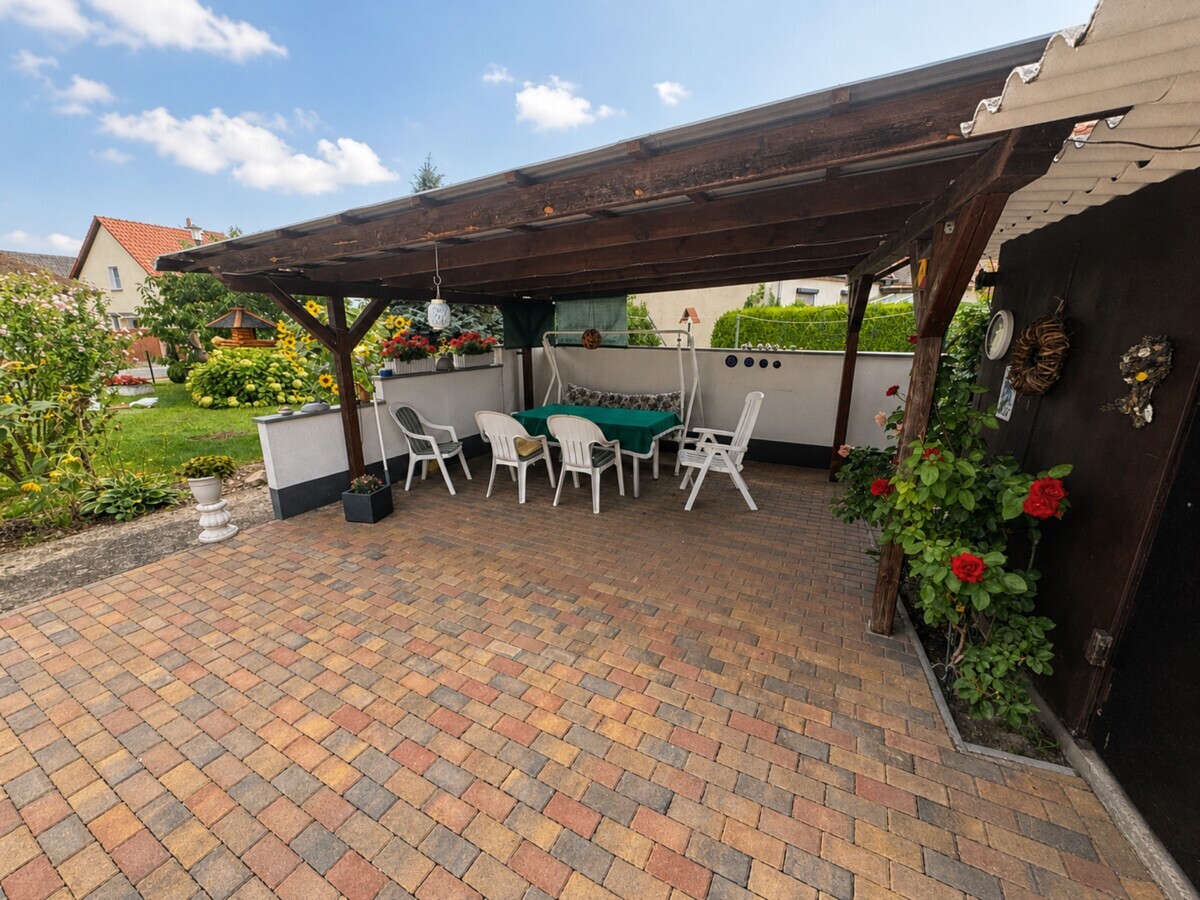 Überdachte Terrasse