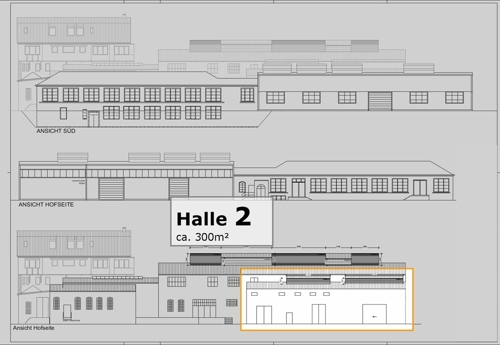 Halle 2 (ca 300m²), Titelbild