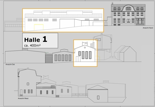 Halle 1 (ca 400m²), Titelbild