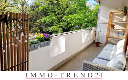 Blick vom Balkon