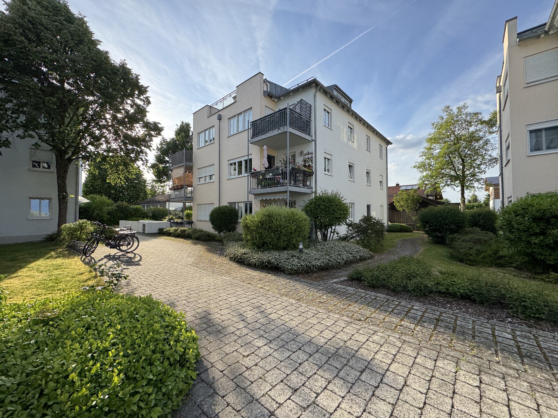 Vermietete Erdgeschosswohnung im 7-Villen-Garten