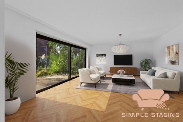 Wohnzimmer Staging