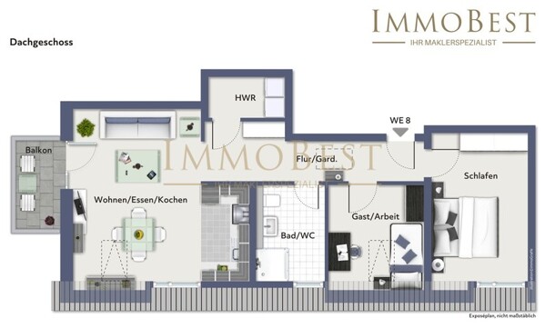 Grundriss Dachgeschoss 