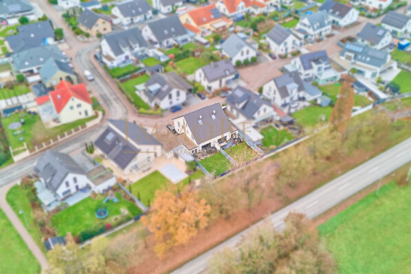 Vogelperspektive Garten