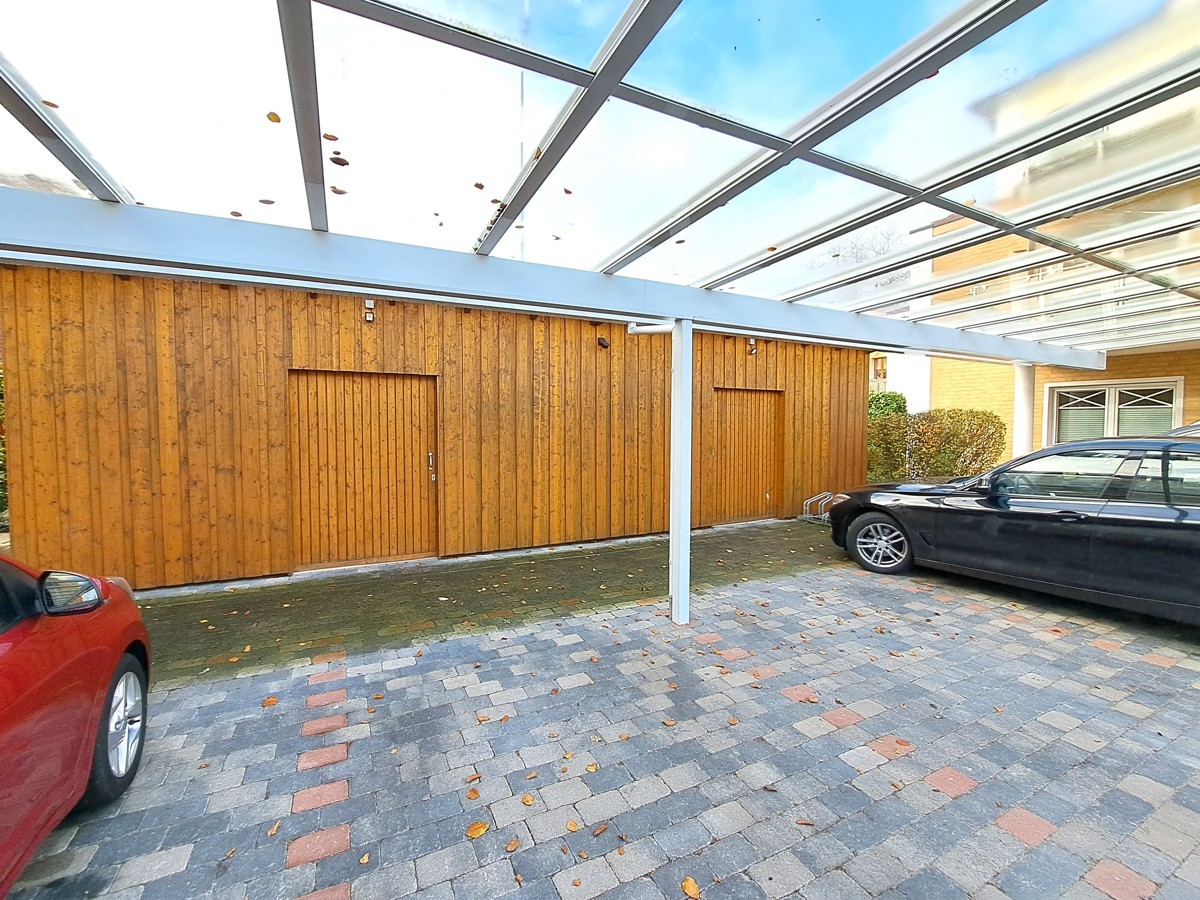 Carportanlage mit Fahrradraum