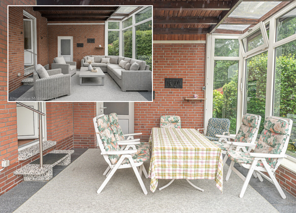 Alternative Möblierung KI Wintergarten