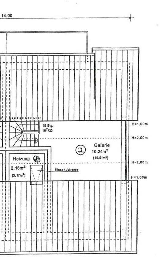 Grundriss Galeriezimmer
