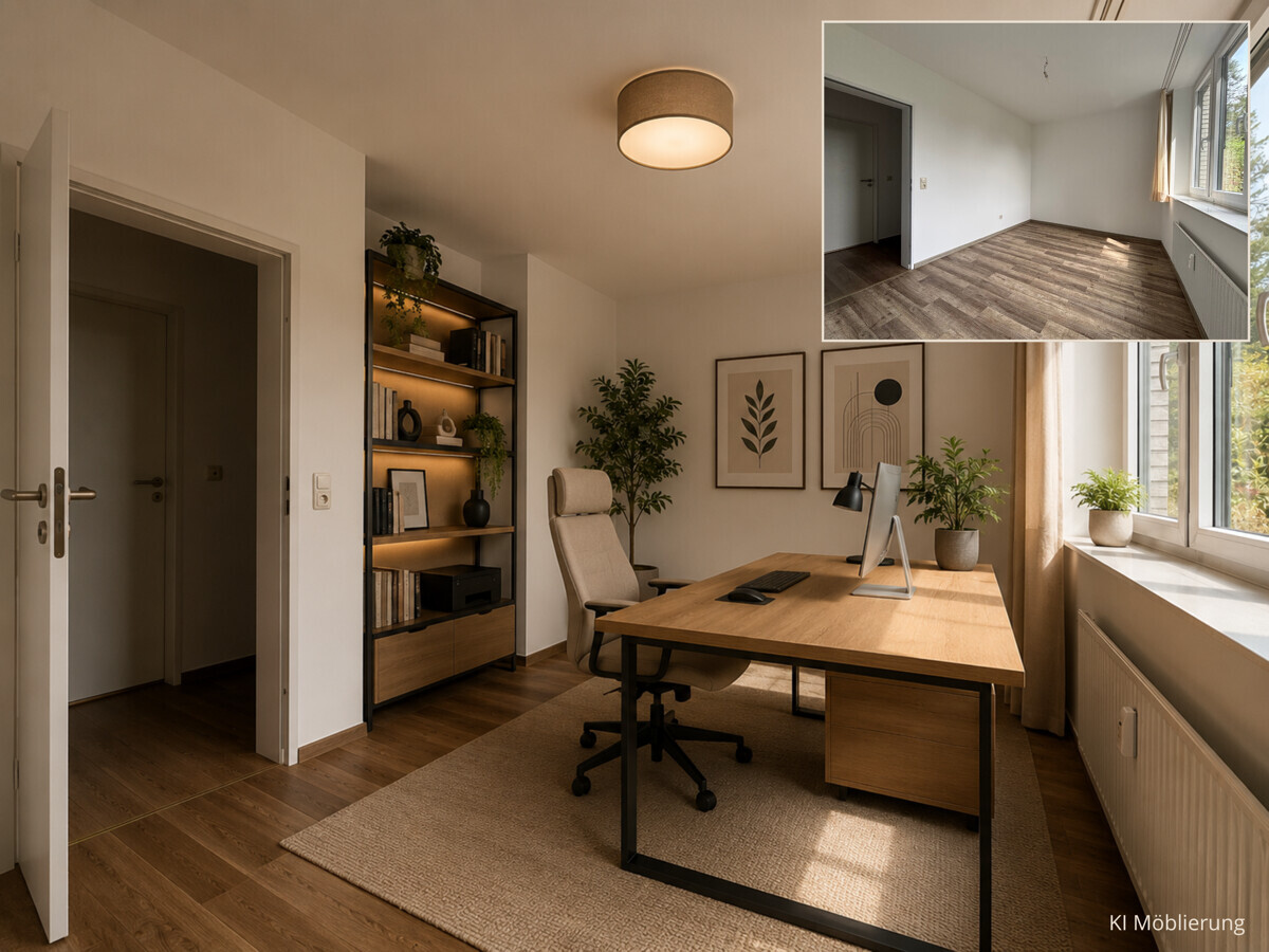 Büro KI Möblierung