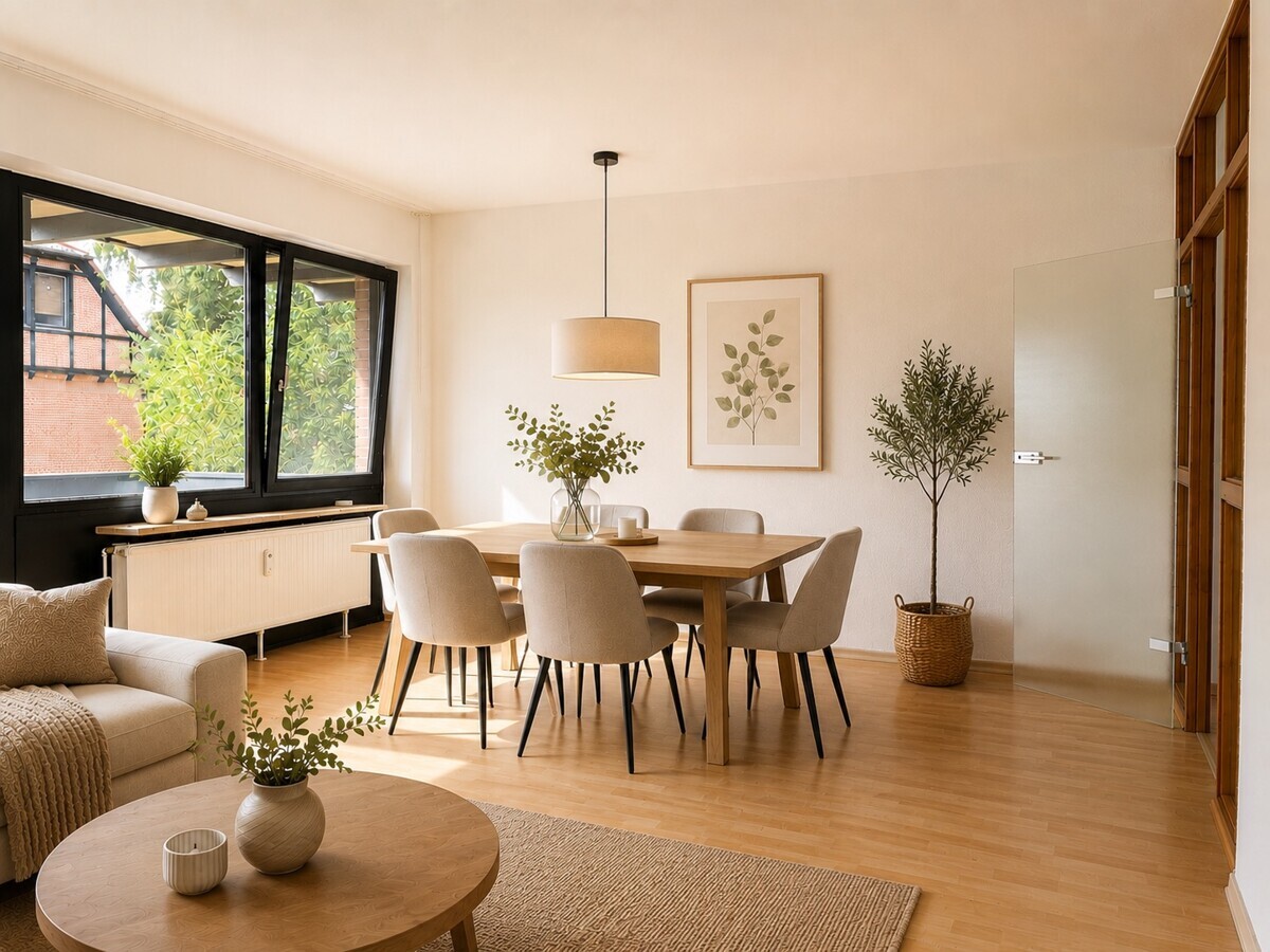 KI Möblierung Esszimmer