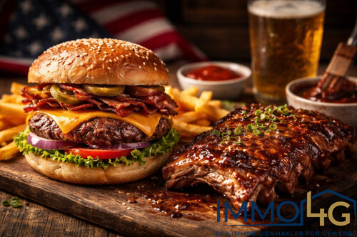 Saftig burger und zarte ribs