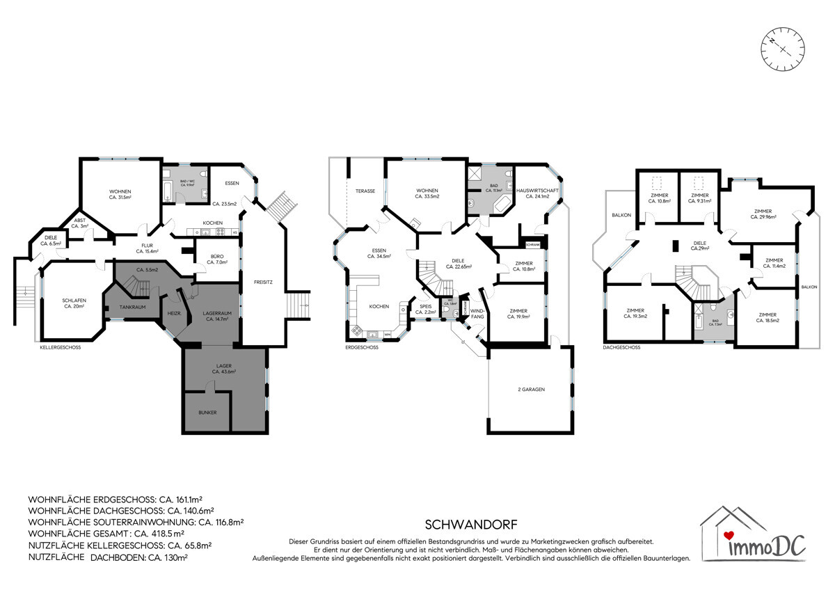 Grundrisse ImmoDC GmbH