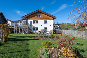Gebäude mit Garten