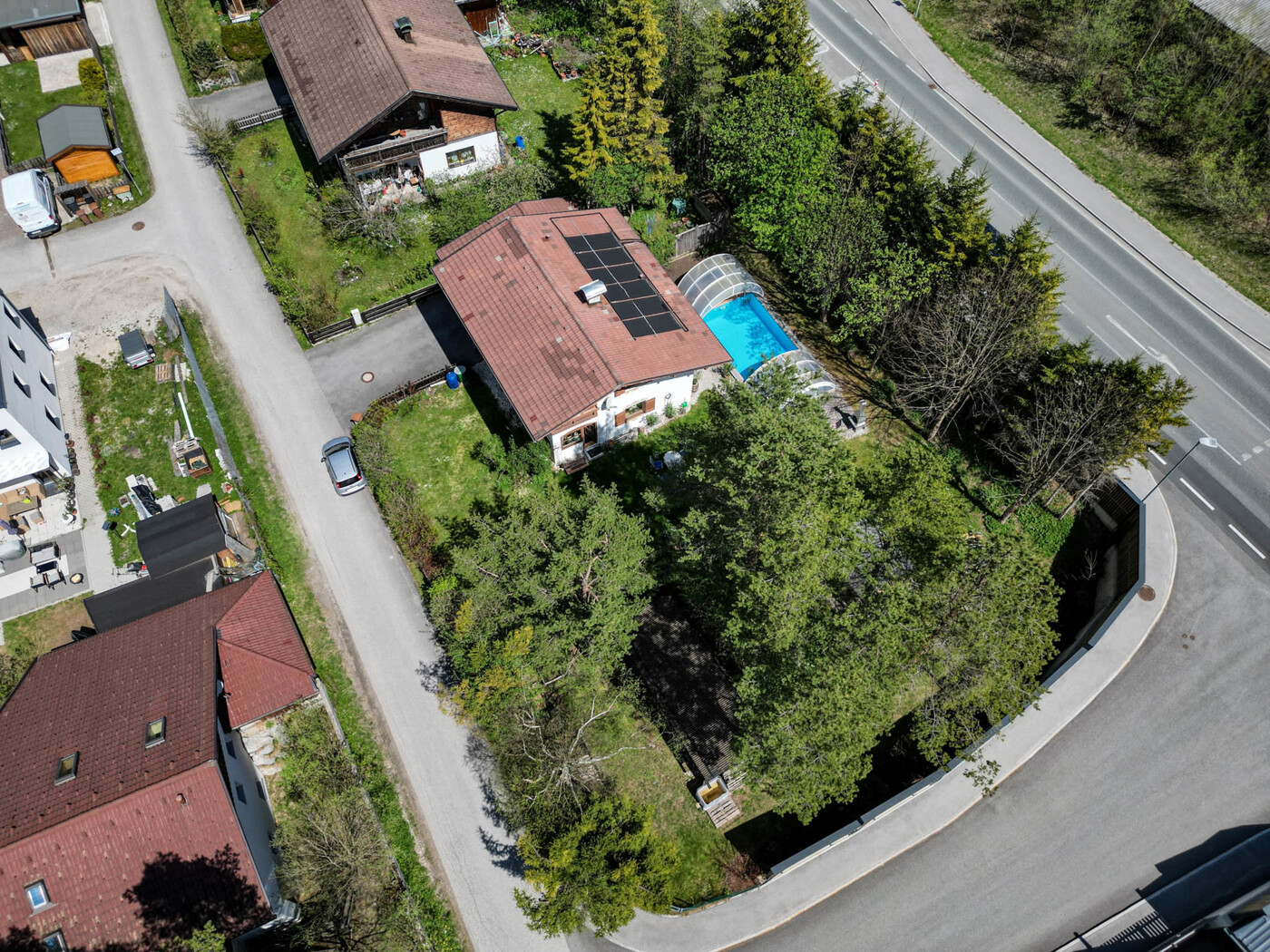 Haus von oben