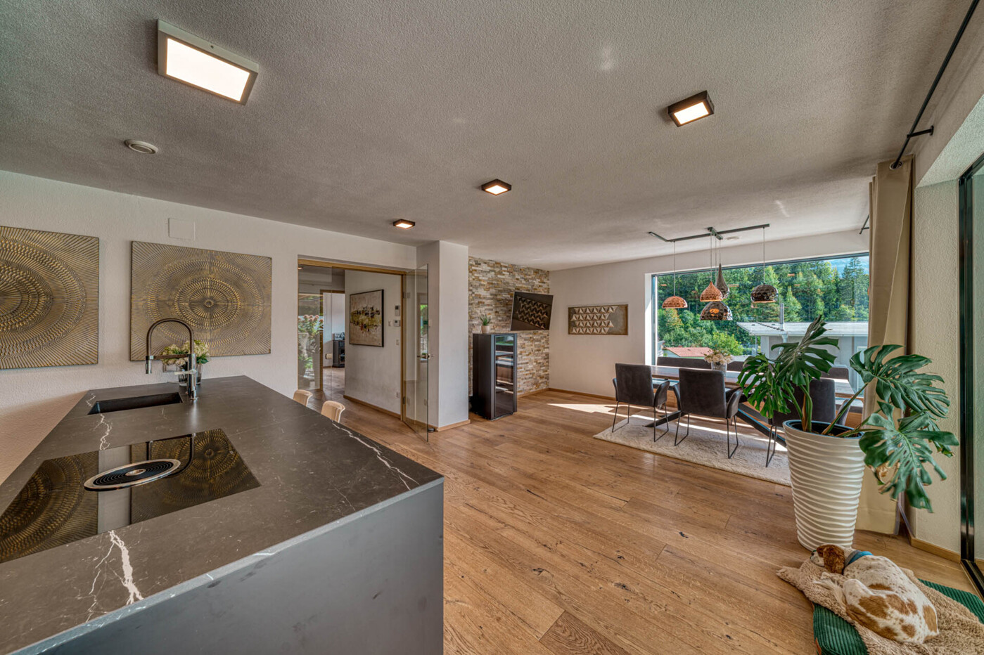 Koch- und Essbereich