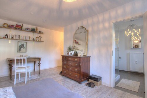 Blick ins Badezimmer