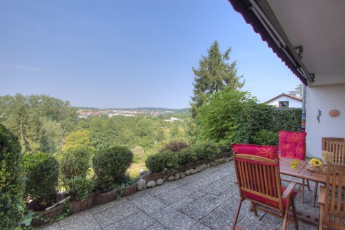 Westterrasse mit Panoramblick