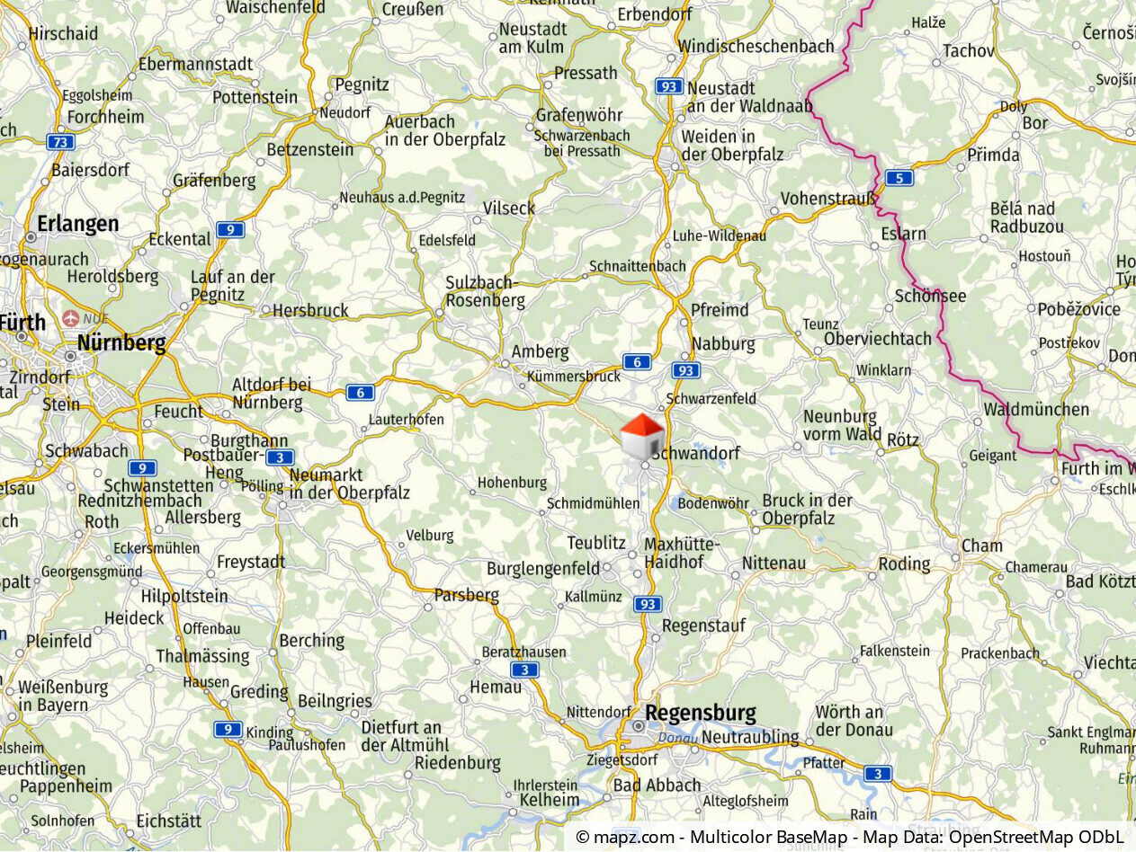 Geolyzer Kartenausschnitt