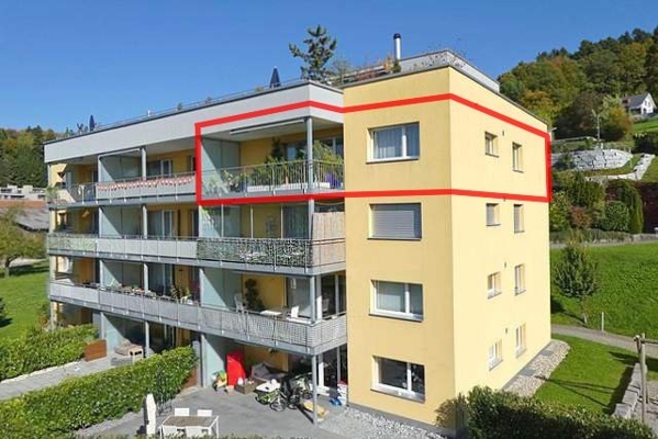 Wohnung eingezeichnet