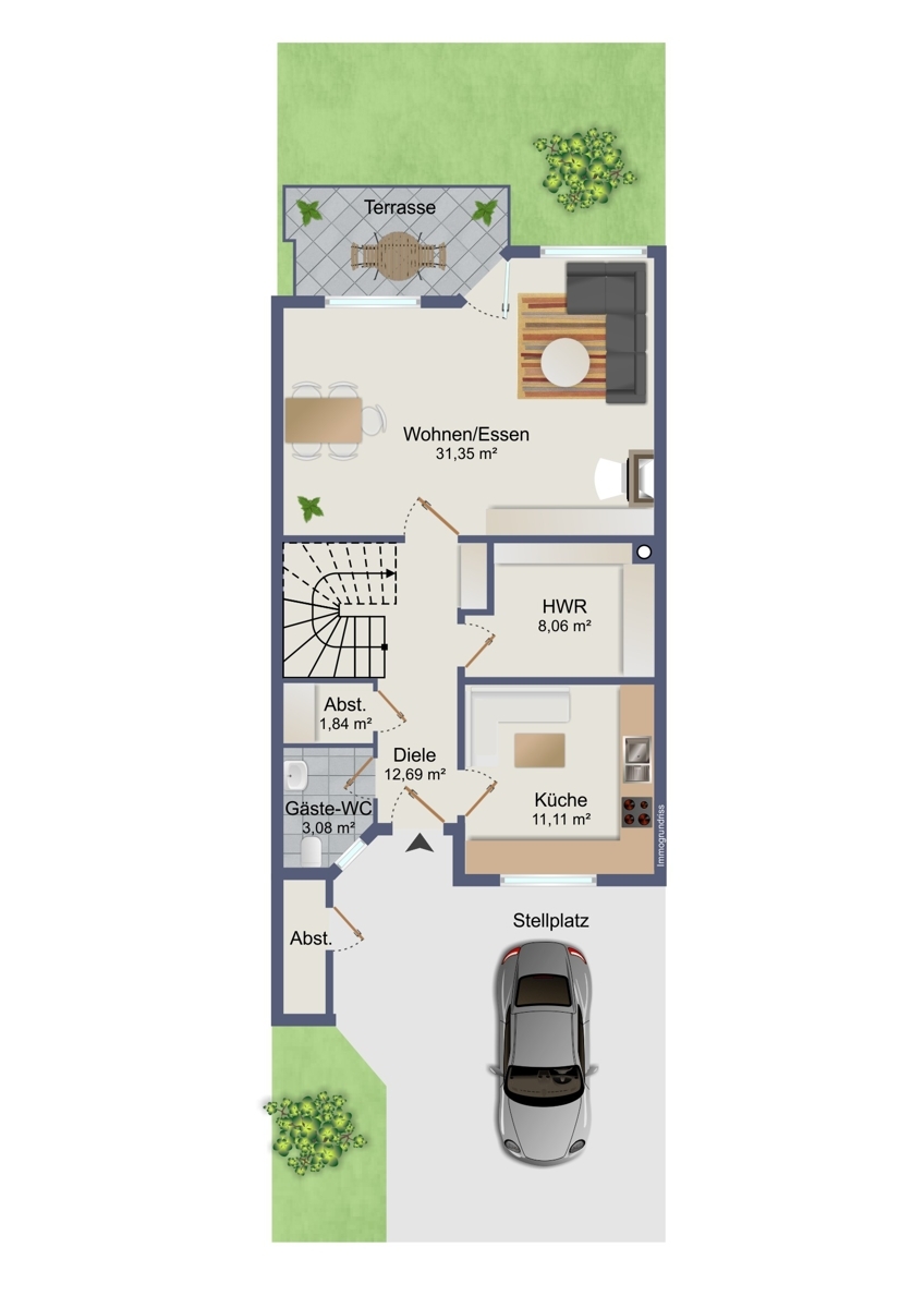 Erdgeschoss - Wetekam Immobilien GmbH