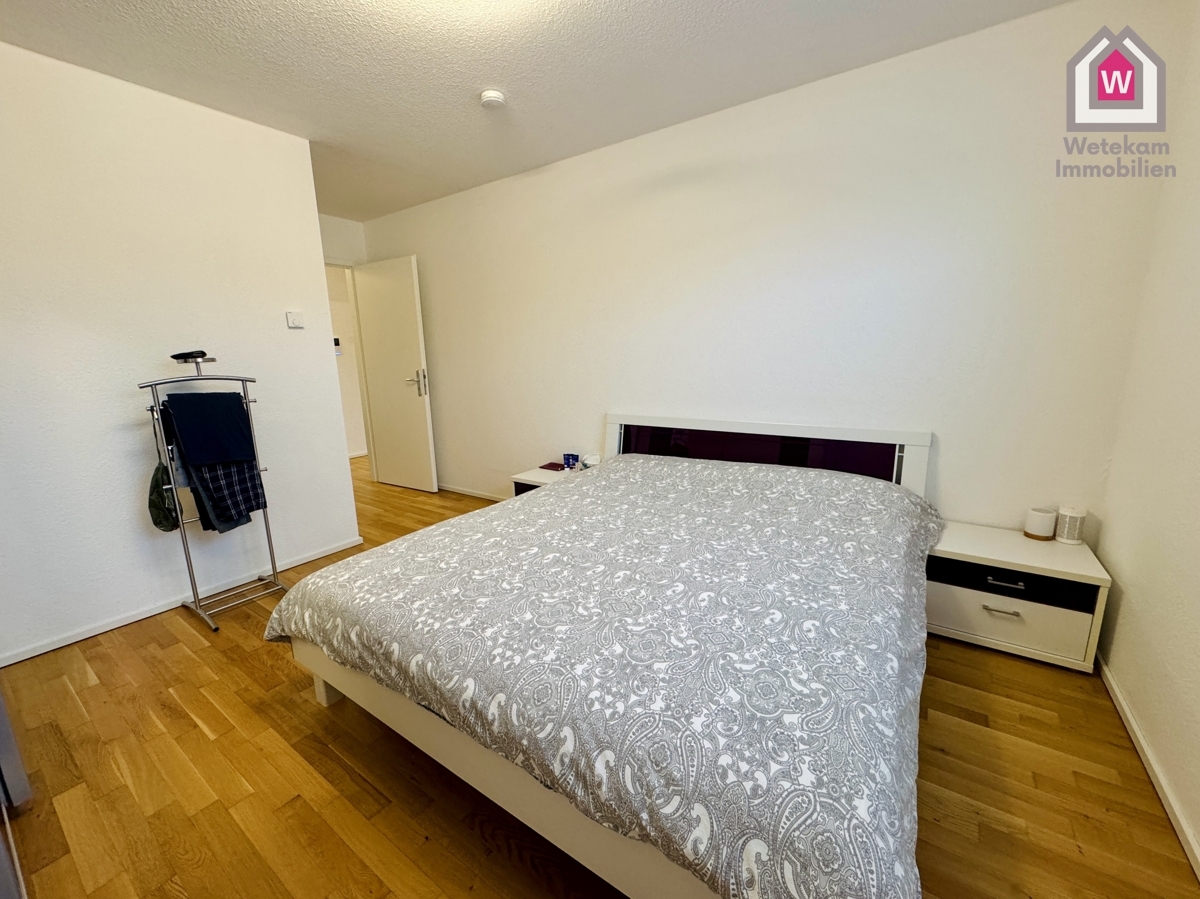 Schlafzimmer unten  Maisonettewohnung Hattingen Wetekam Immobilien GmbH