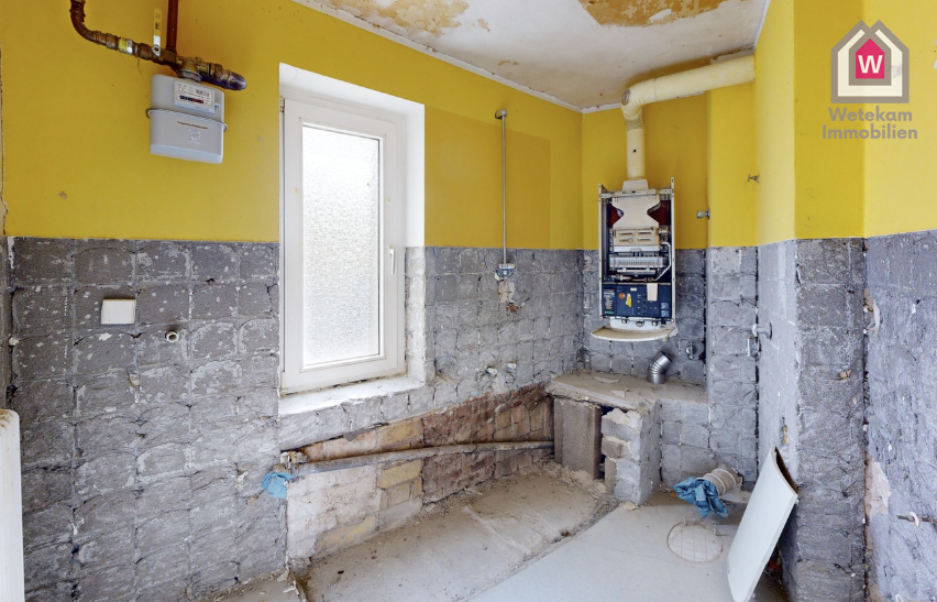 entkerntes Badezimmer - MFH Essen - Wetekam Immobilien GmbH