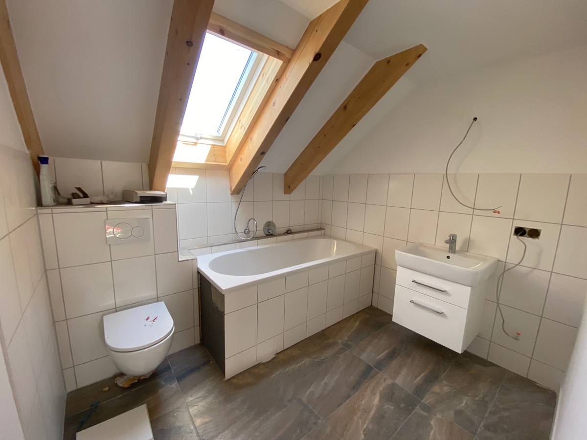 Badezimmer mit Whirwanne