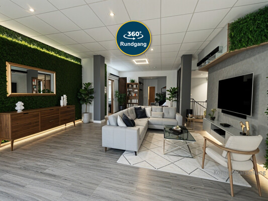 Wohnzimmer Konzeptdarstellung