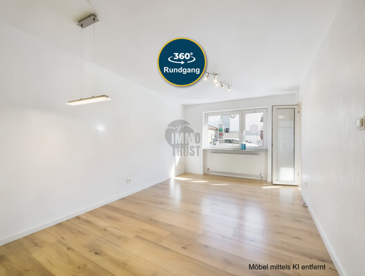 Wohnzimmer (mittels KI geleert)