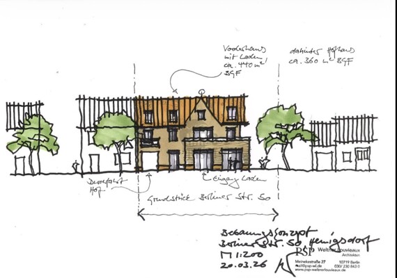 Planung Architekt Umsetzung gem. Satzung