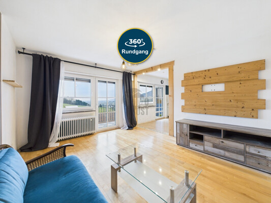 Wohnbereich mit Balkon OG WHG 2