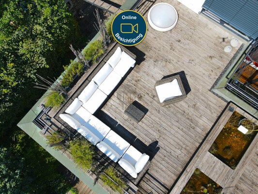 Dachterrasse Luftbild