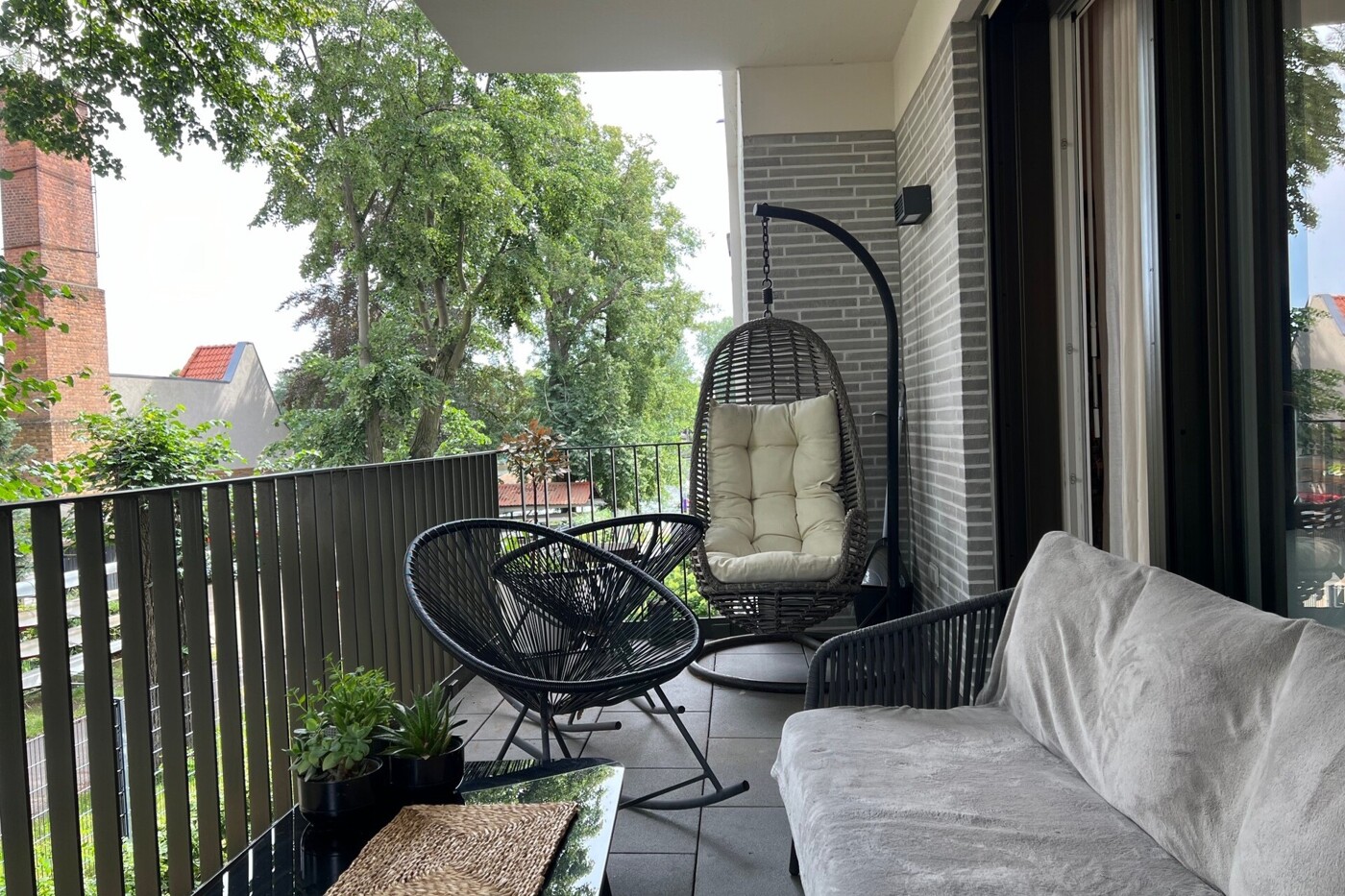 Balkon mit Blick auf die Spree