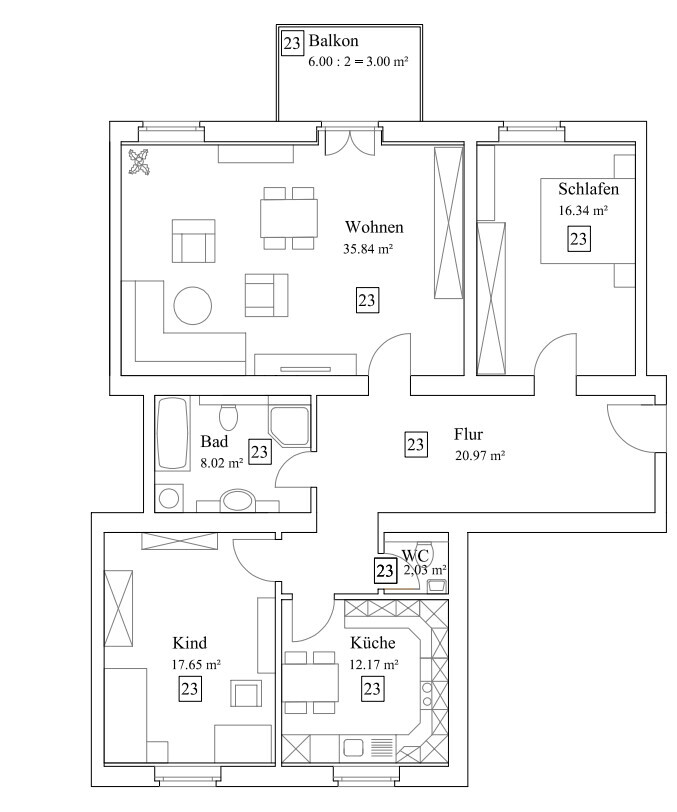 Grundriss 23