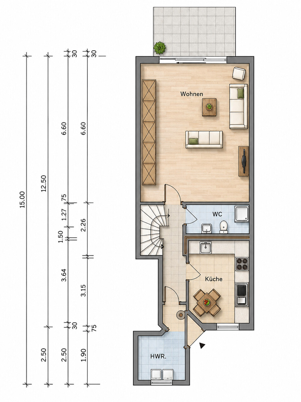 Grundriss EG