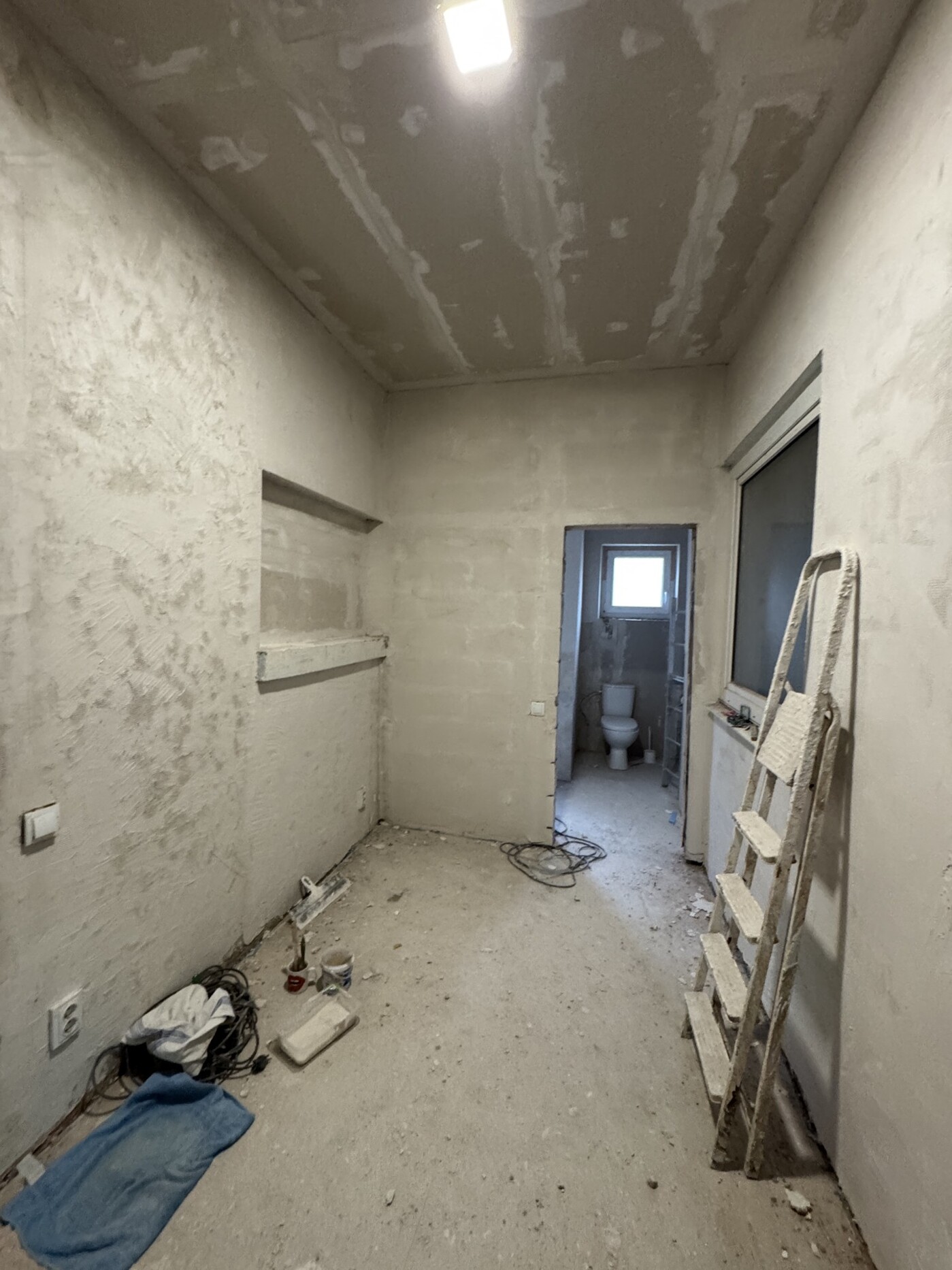 Wohnung EG: Rohbau