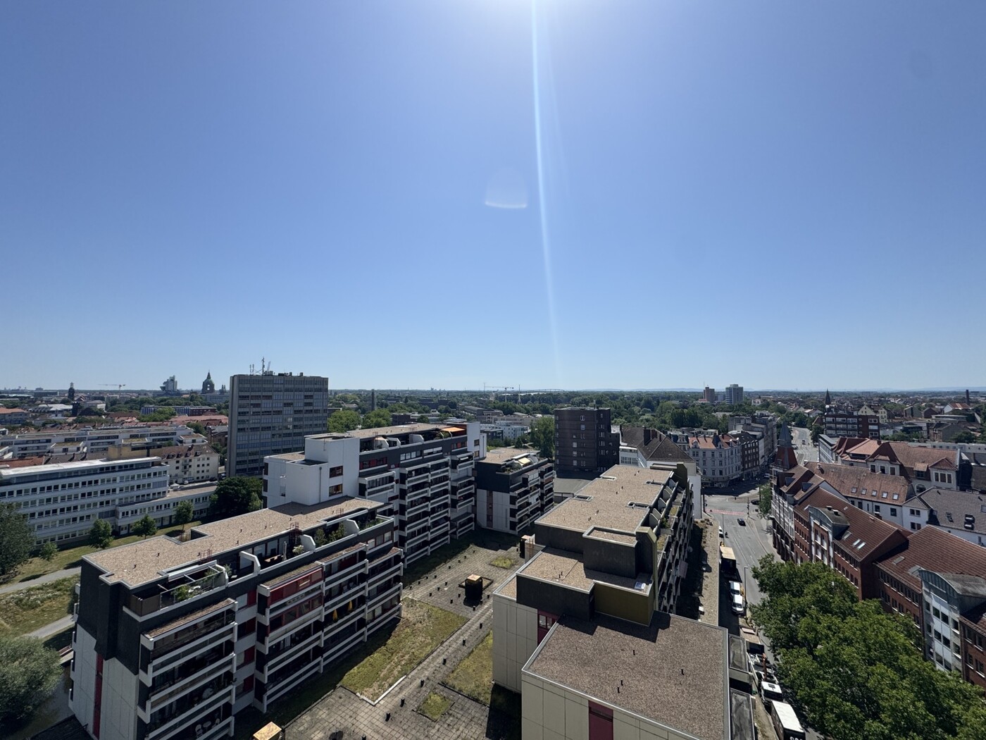 Ausblick vom Balkon Schlafzimmer