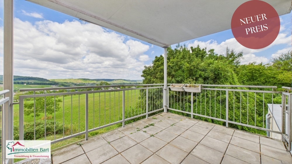 Aussicht vom Balkon