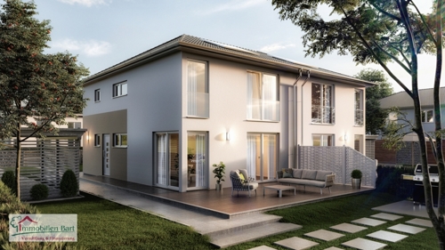 Beispielbild Terrasse Walmdach