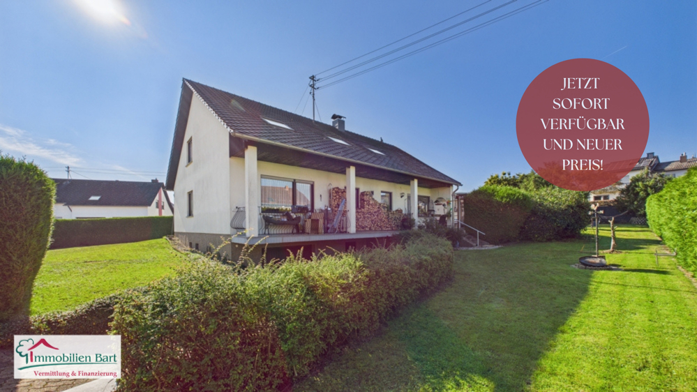 Rückansicht und Garten