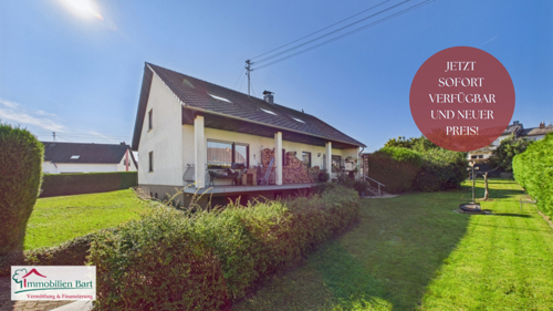 Rückansicht und Garten