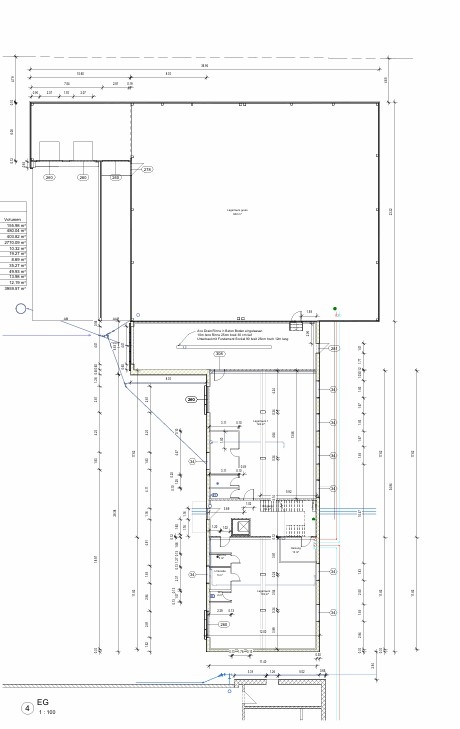 Grundrisse EG Lagerhalle