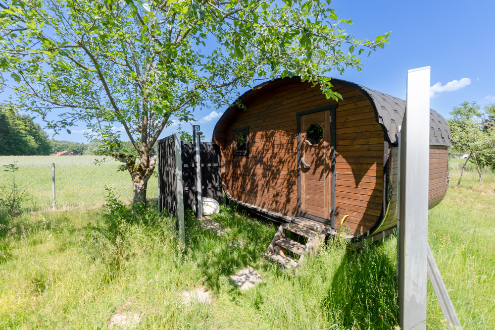 Sauna im Garten 