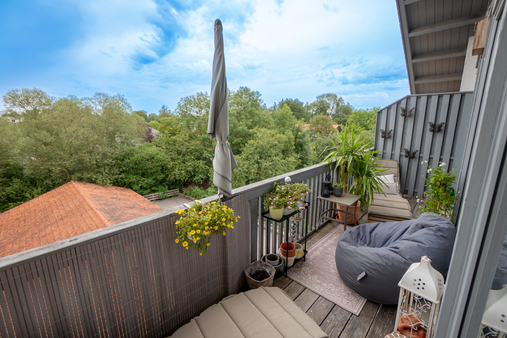 schöner Balkon
