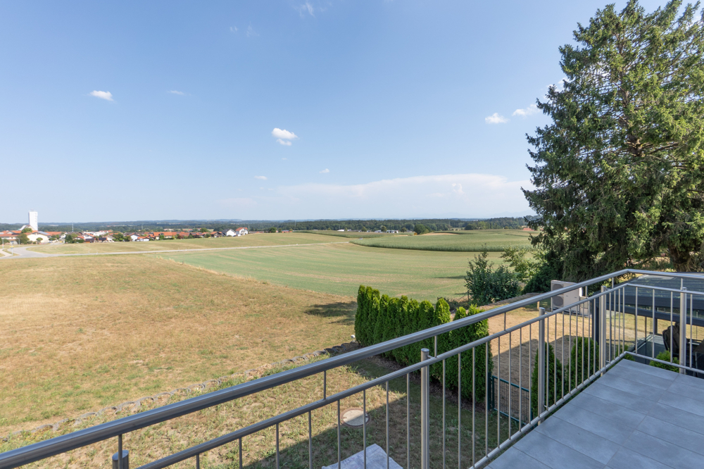 Aussicht vom Balkon