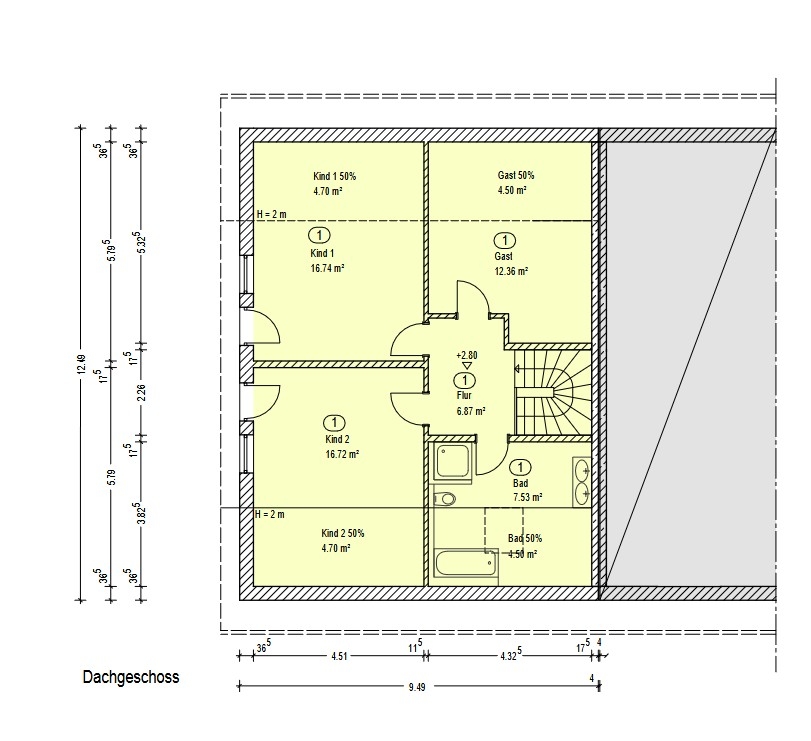 Grundriss DG
